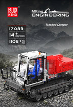 Mould King 17083 Escavatore Technic compatto motorizzato con braccio articolato e cingoli mobili1105PCS
