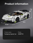 Cada C61048W 1:8 Fantasma Koenigsegg Jesko 4346PCS con Scatola