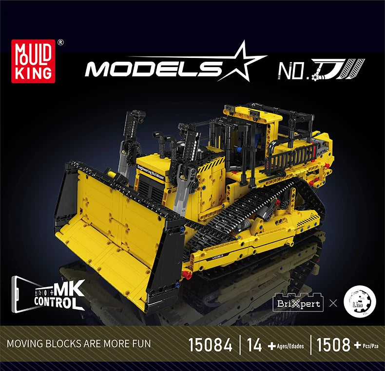 MOULD KING 15084 Technic Bulldozer Remote Control 1508PCS