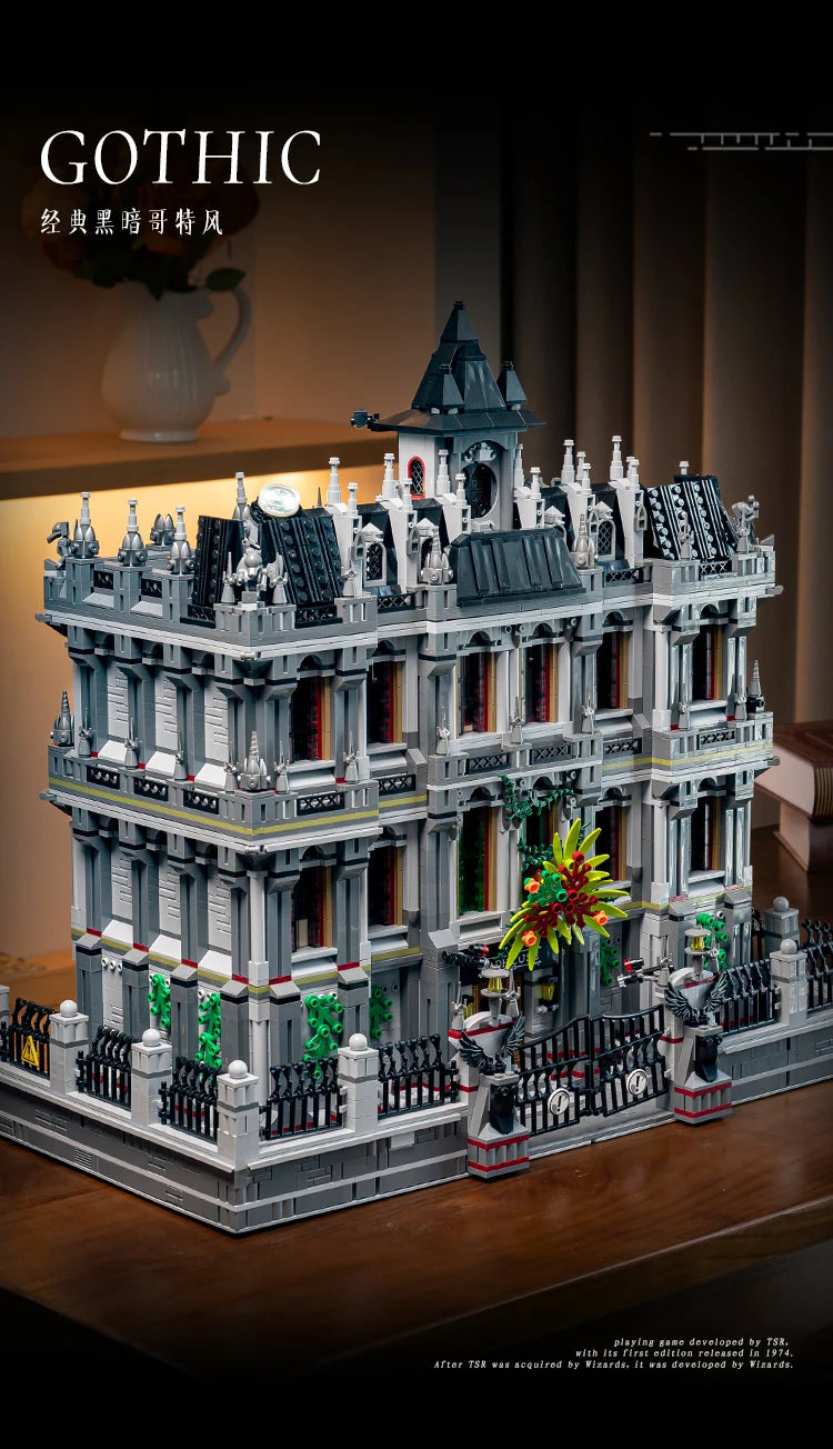 PANLOS 613002 Manicomio Ospedale Horror edificio modulare 7499PCS