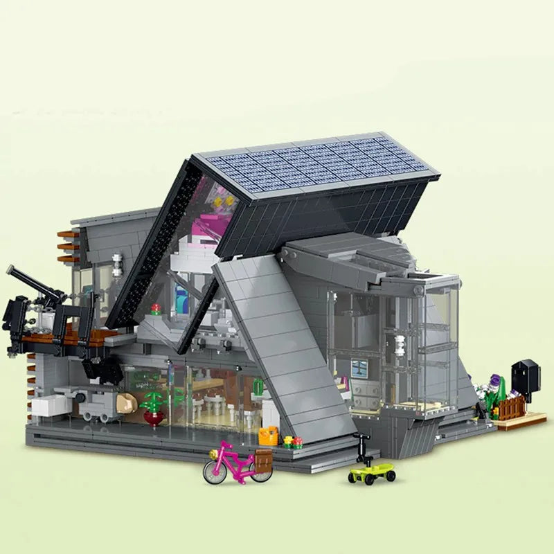 Mork10213 The Lambda House Cafe edificio Modulare moderno 3832PCS