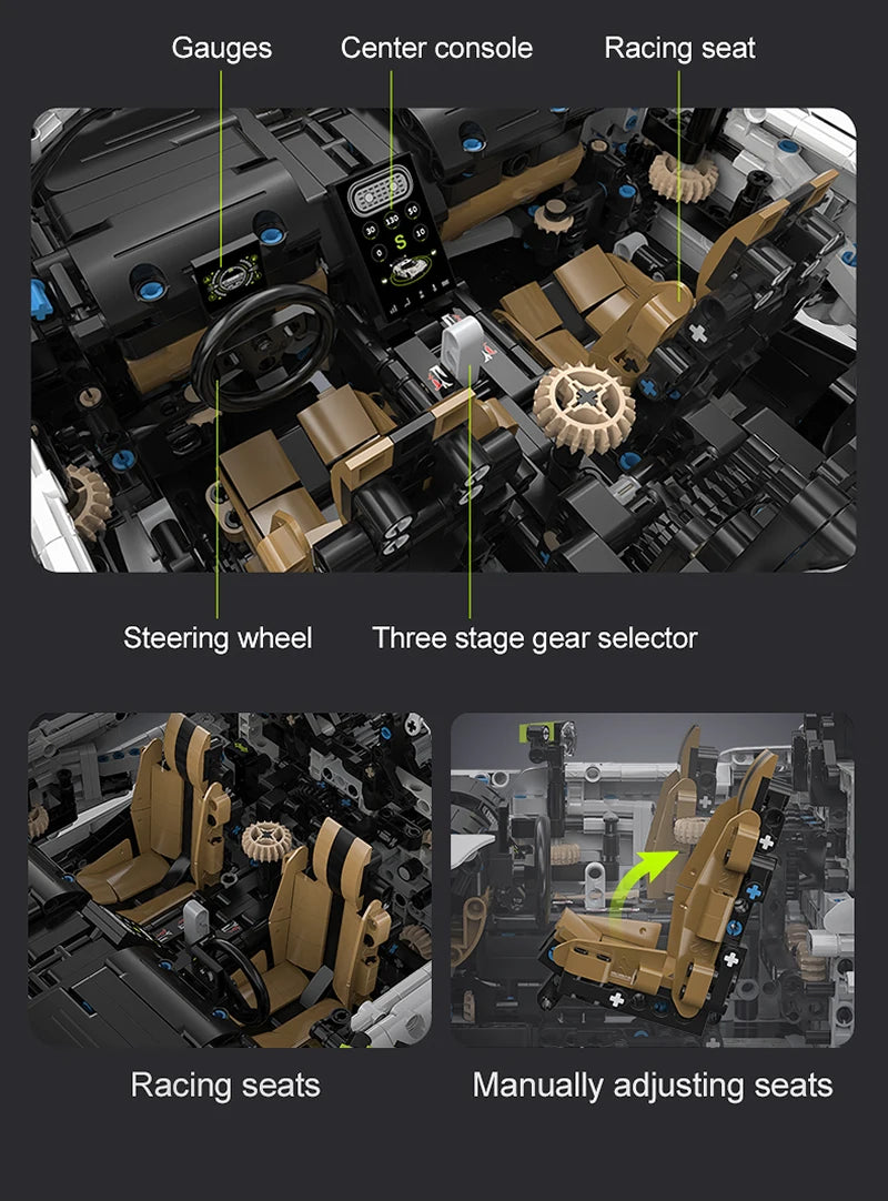 Cada C61048W 1:8 Fantasma Koenigsegg Jesko 4346PCS con Scatola