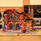 Funwhole F9068 Club Discoteca in Vecchia fabbrica edificio modulare con LUCI LED e Scatola 2654PCS