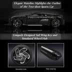 Mould King 13163 Technic La Voiture Noire Con Scatola e Motore radiocomandato