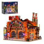 Funwhole F9068 Club Discoteca in Vecchia fabbrica edificio modulare con LUCI LED e Scatola 2654PCS