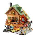 Funwhole F9035 Baita di Montagna Rifugio in montagna Edificio Modulare LUCI LED 2255PCS