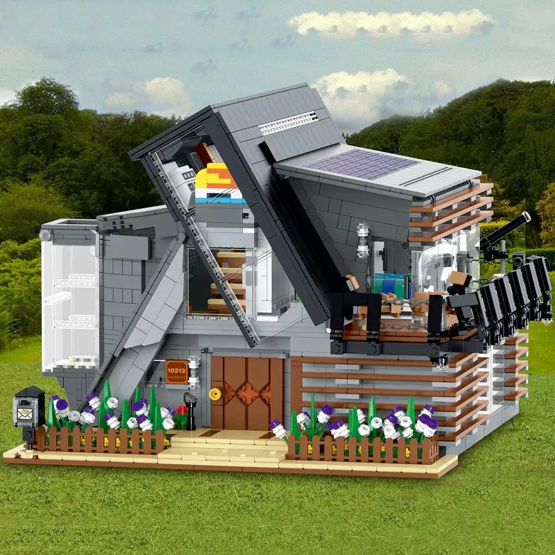 Mork10213 The Lambda House Cafe edificio Modulare moderno 3832PCS