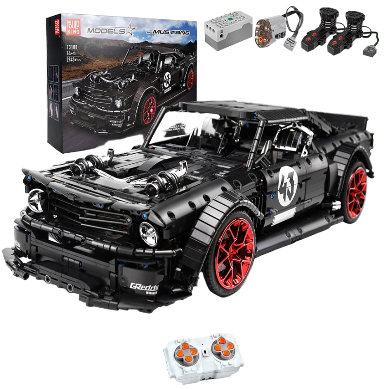 MOULD KING 13108 Technic MOC-22970 APP & RC Motore Mustang Hoonicorn con Scatola e Motore