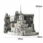 MOC DK 7072 Minas Tirith Signore degli Anelli, Il Ritorno Del Re. 2318pcs Scatola e Luci LED