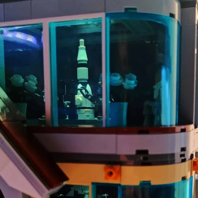 Mork 10206 Museo della Scienza edificio Modulare Creator City con LUCI LED 3784pcs