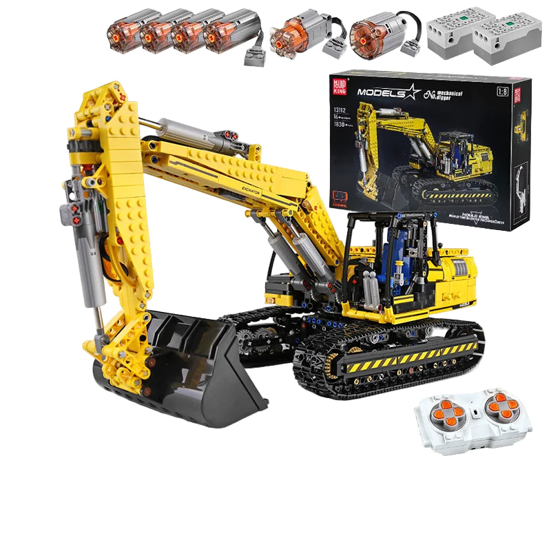 MOULD KING 13112 Technic APP&RC Escavatore Scatola 1830PCS