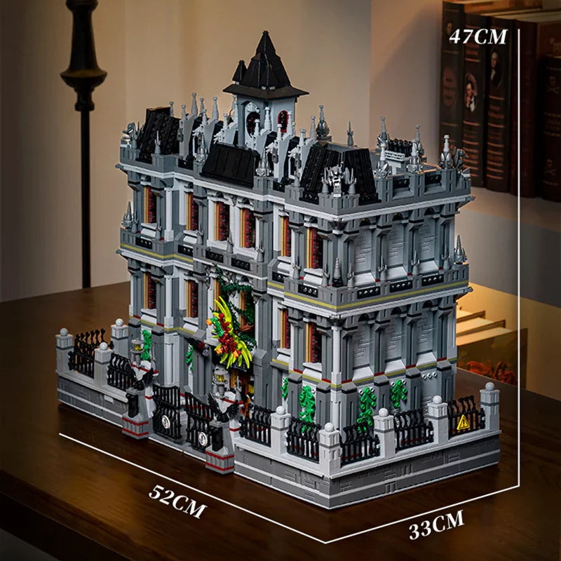 PANLOS 613002 Manicomio Ospedale Horror edificio modulare 7499PCS