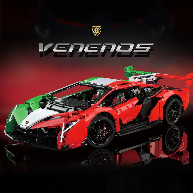 K-BOX 10222 Lamborghini Veleno colori Italia Technic 3611 PCS scala 1:8