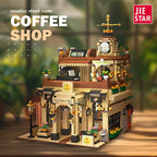 Jiestar 89120 Caffetteria Bar Negozio del caffè Edificio Modulare con Luci Led 2987PCS