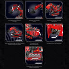 Mould King 17070/17071 Technic Radiocomandato rol R9800 Escavatore Ruspa Bulldozer Rosso o Giallo