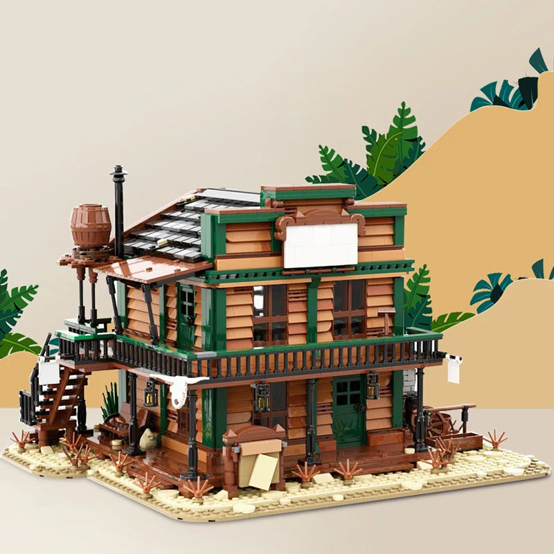 MOC 151938 Ufficio dello sceriffo Wild West edificio Modulare Creator PDF 3032PCS
