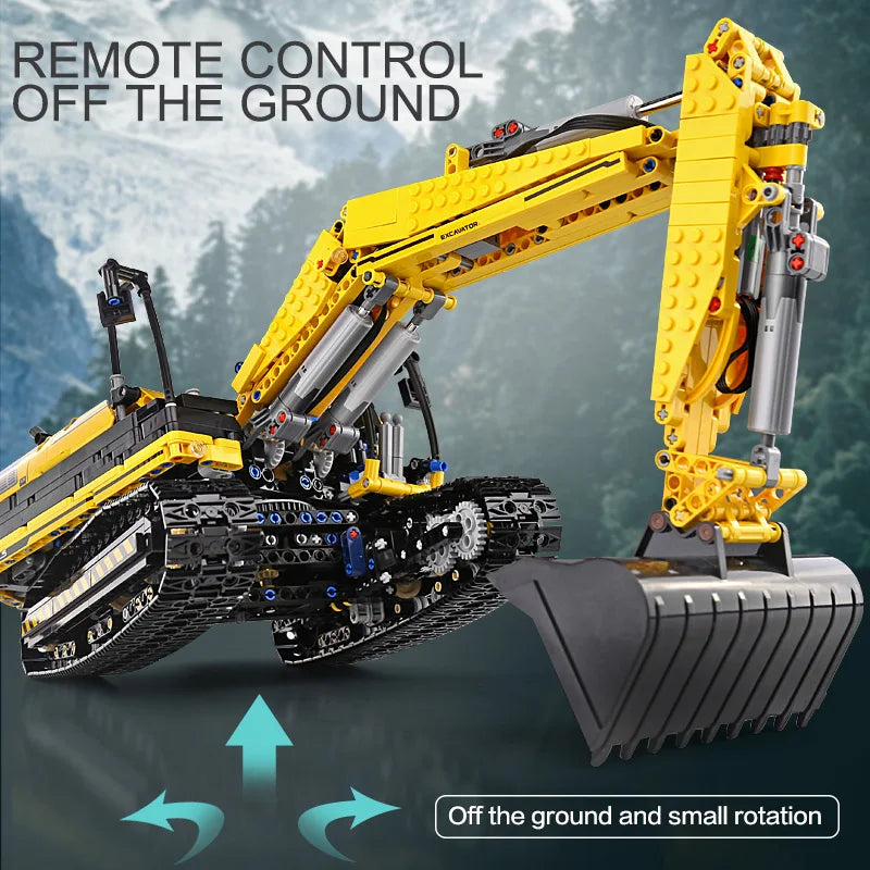 MOULD KING 13112 Technic APP&RC Escavatore Scatola 1830PCS