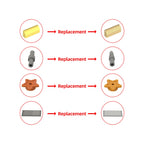 MOC-A0849 Star Wars 1:250 Type 9 Heavy-ED Cargo Nave Astronave 5044PCS PDF