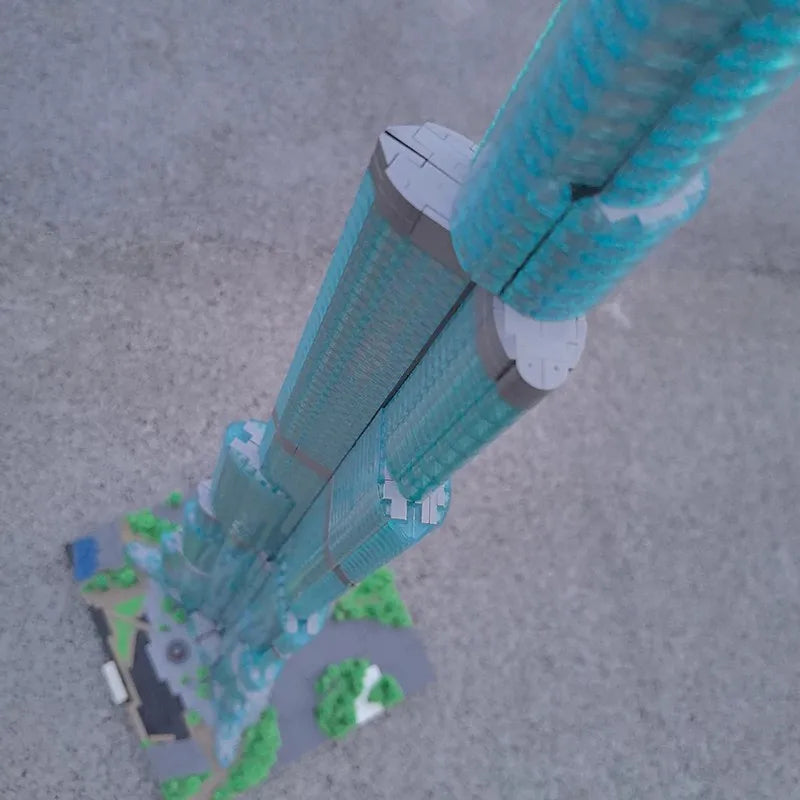 MOC 104784 Dubai Burj Khalifa Scala 1:500 Edificio modulare grattacielo 7400PCS [Pre-vendita]