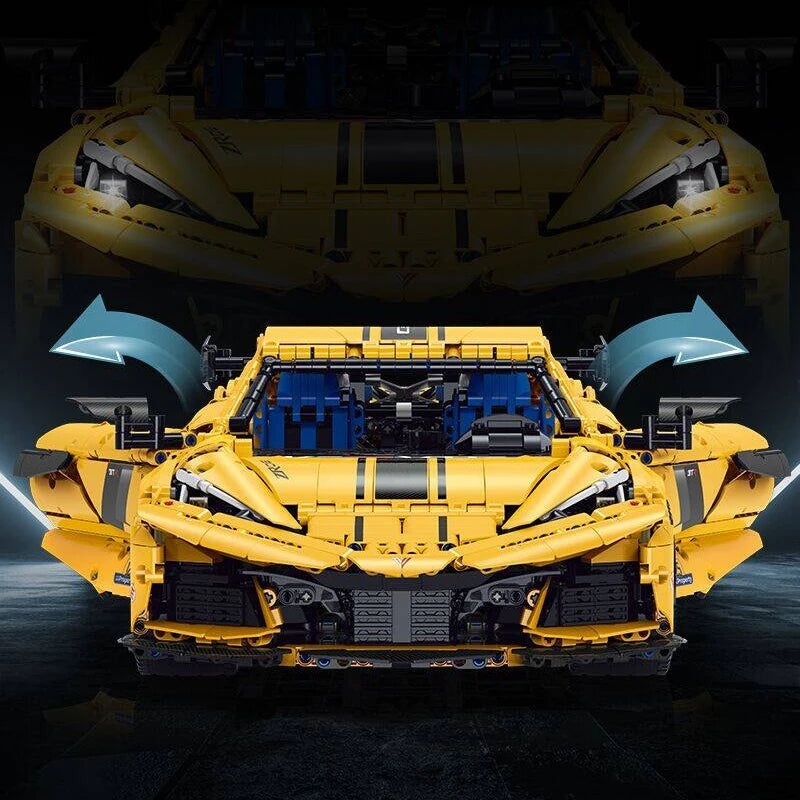 GULY 10622 Technic Corvtte Sportcar C8 Z06 1:8 CON MOTORE 3788 PCS [Pre-vendita]