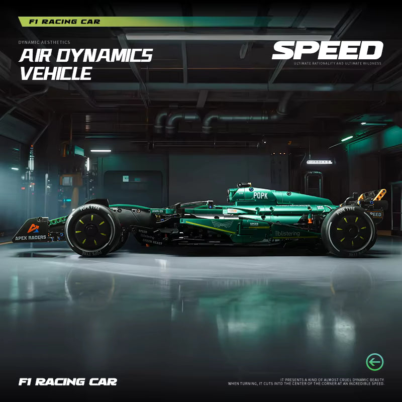 MOULD KING MK 6022 Technic Aramco Martin AMR24 F1 1912Pcs