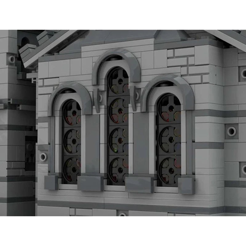 MOC-33985 Chiesa Medievale edificio modulare per città architettura medievale 2085PCS istruzioni PDF