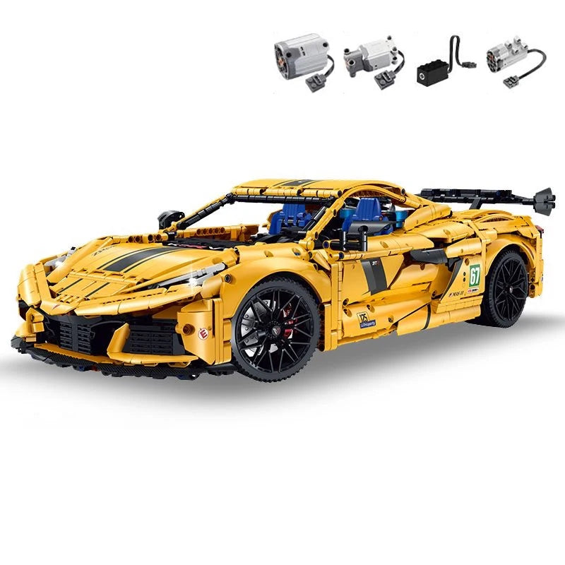 GULY 10622 Technic Corvtte Sportcar C8 Z06 1:8 CON MOTORE 3788 PCS [Pre-vendita]