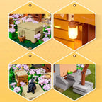 FunWhole F9062 Bee Farm Apiario Allevamento di api Scatola e Luci LED 1274PCS