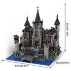 6726PCS Modular Arkham Asylum Build MOC-158329 Edificio Modulare Batman