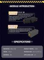 Mould King 17059 GRU Technic APP&RC Scatola e motore 1731PCS