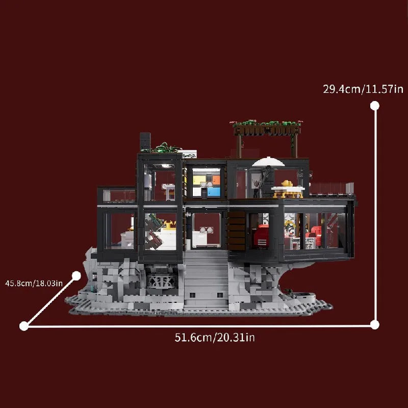 Xbert 66104 Casa dei Vampiri edificio modulare con Scatola e Luci LED 3388PCS