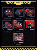 Mould King 17070/17071 Technic Radiocomandato rol R9800 Escavatore Ruspa Bulldozer Rosso o Giallo