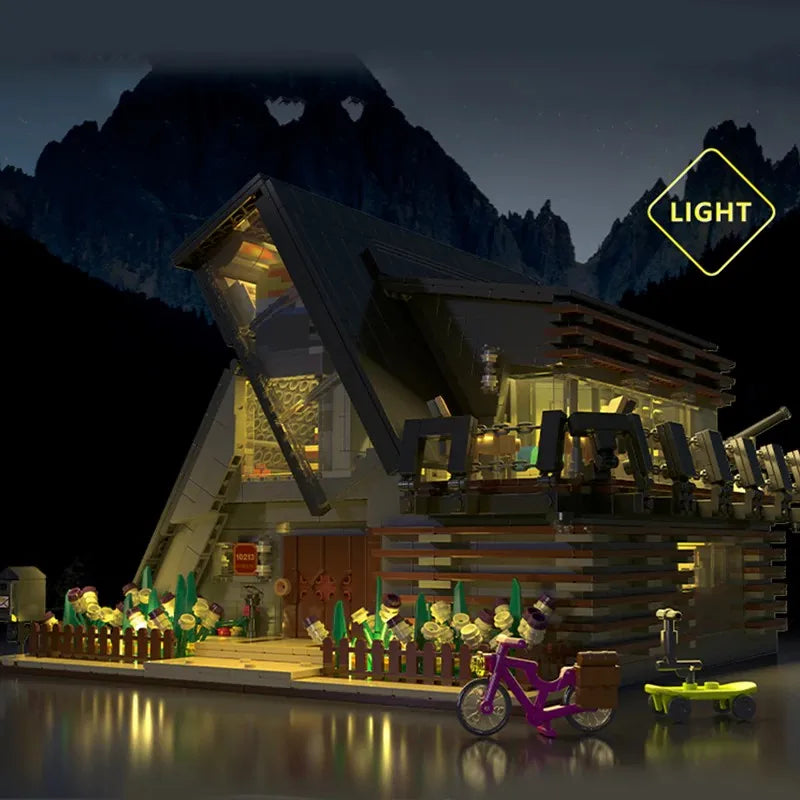 Mork10213 The Lambda House Cafe edificio Modulare moderno 3832PCS