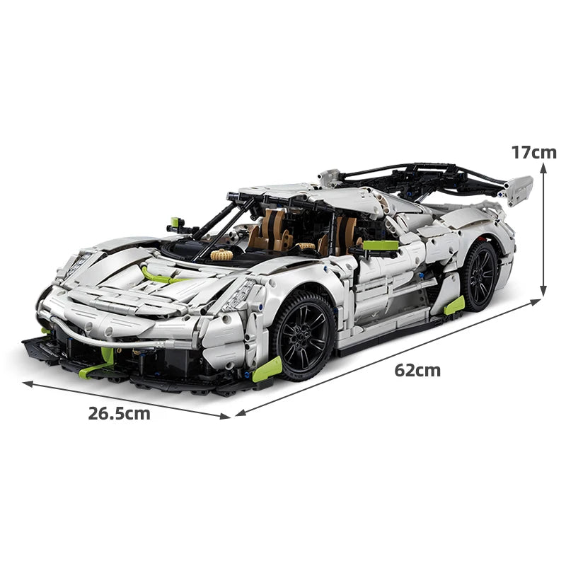 Cada C61048W 1:8 Fantasma Koenigsegg Jesko 4346PCS con Scatola