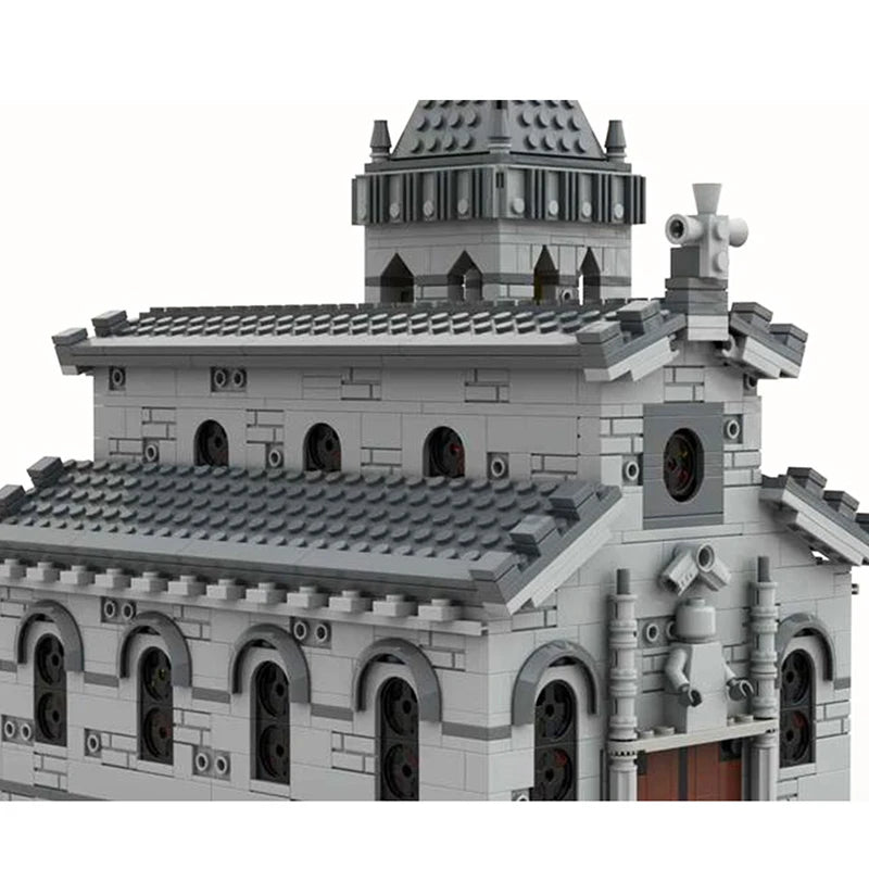 MOC-33985 Chiesa Medievale edificio modulare per città architettura medievale 2085PCS istruzioni PDF