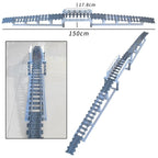 Pista Per treno Binari Sfusi e Costruzioni complete Ponti e Rampe