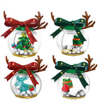 Sembo 601155 A/B/C/D Palle di Natale per l'albero di Natale 310PCS ciascuna Kit 4 Palle incluse